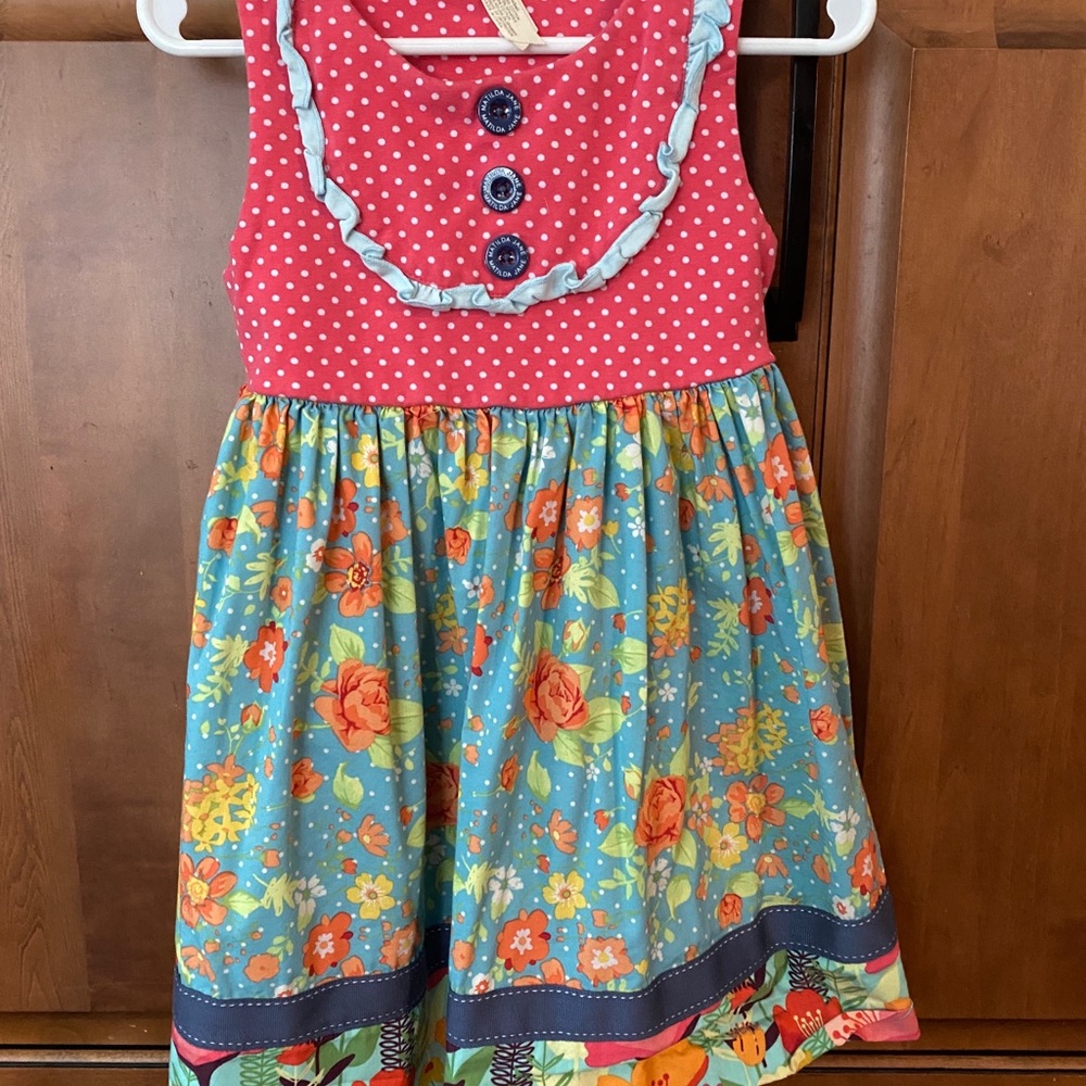 EUC Matilda Jane Girls Size 4 dress